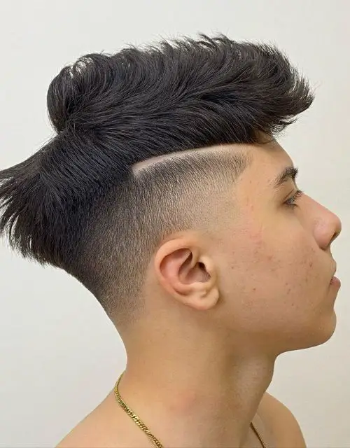 Mid-Fade With Slick Back